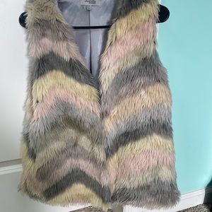 vest faux fur  Charlotte Russe size medium